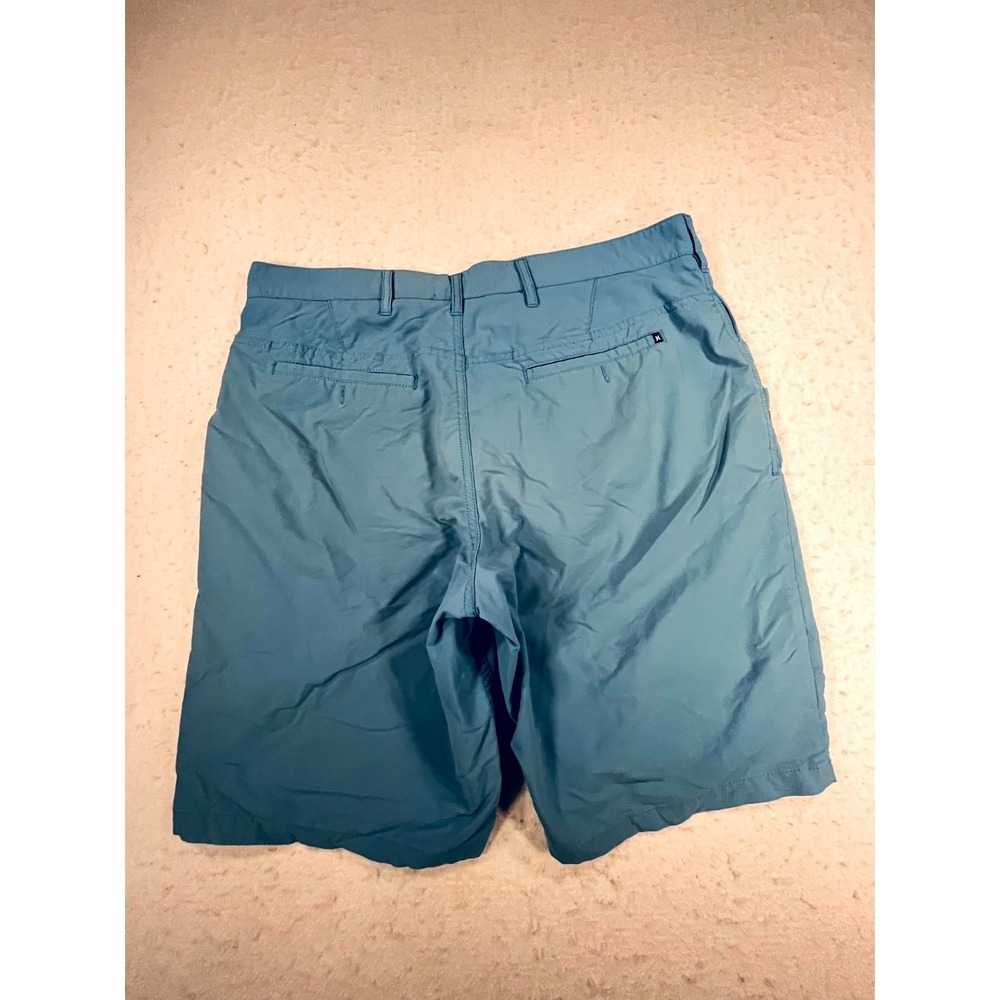 Hurley Hybrid Walk Shorts Mens 34 Light Blue Stretch Mid‎ Rise Performance Golf - Picture 2 of 10
